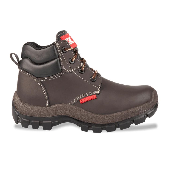 Bota Lisa Kondor Cafe Sin Puntera
