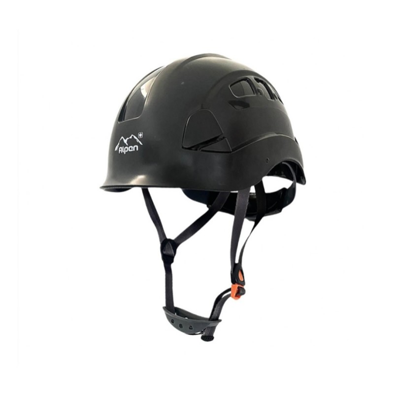 Casco Alpen Air ProMax 002 Ventilado ABS - Barbuquejo y Sujetador Linterna