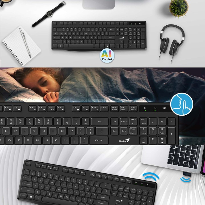 Teclado Inalámbrico Genius KB-7200