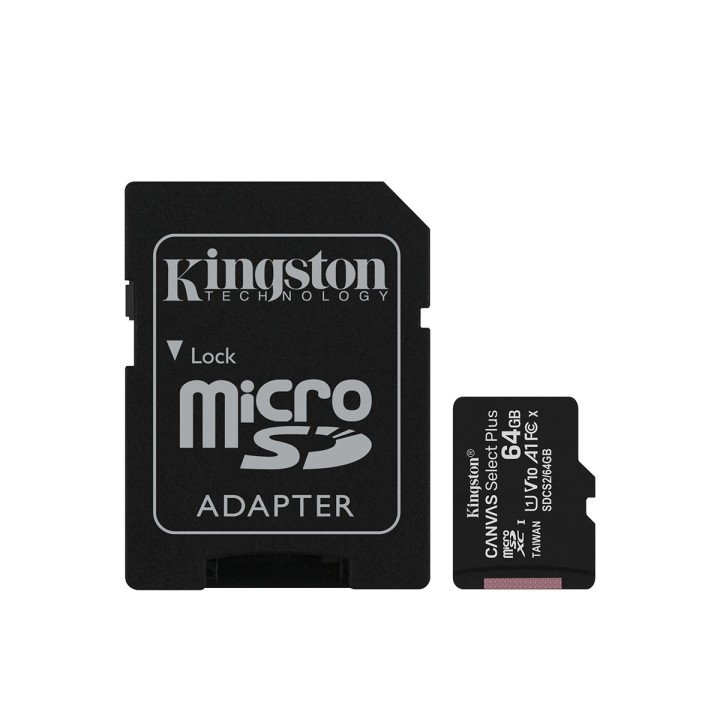 Memoria Micro SD Kingston Canvas Select Plus 64GB SDCS2-64GB