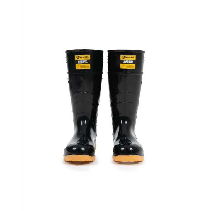 Bota Pvc Robusta Guerrera Agua Con Puntera