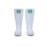 Bota Pvc Robusta Guerrera Blanca Con Puntera Acidos Grasos