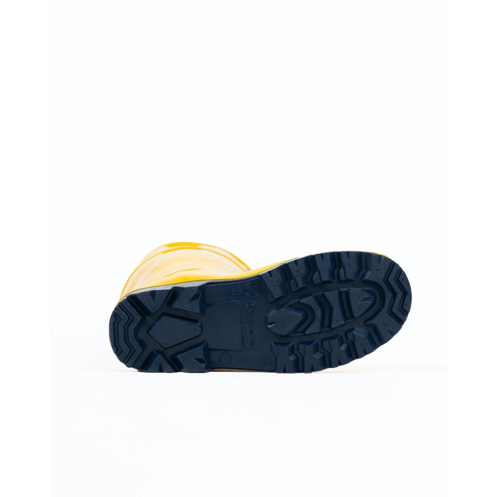Bota Pvc Nova Guerrera Amarillo - Azul Rh Sin Puntera