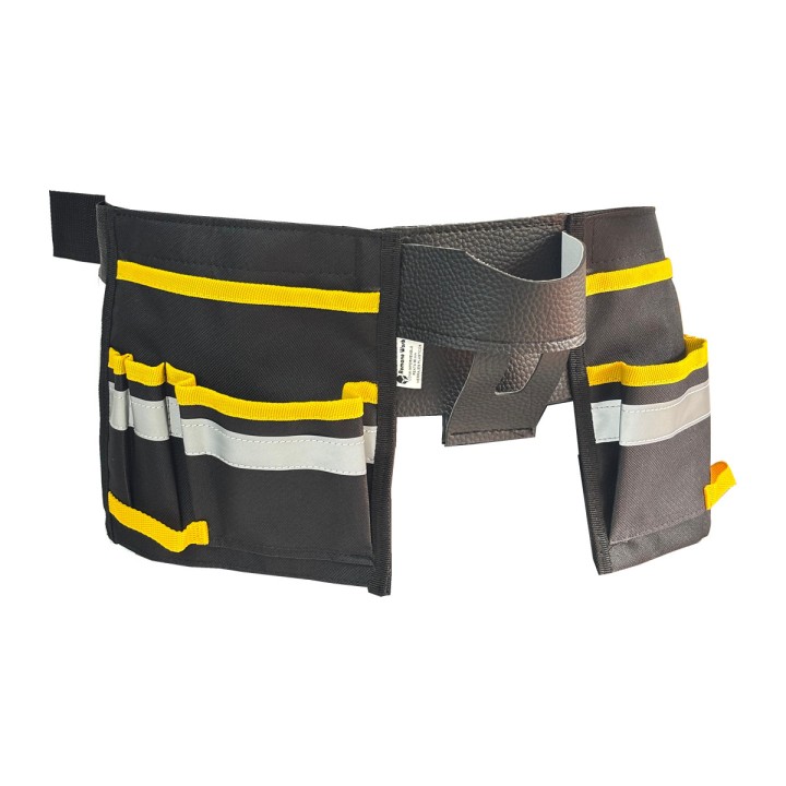 Cinturon Portaherramientas Lona Impermeable 10 Bolsillos