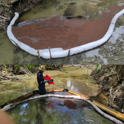 Barrera Absorbente Oleofilica 5 Pulgadas x 3 Mtrs