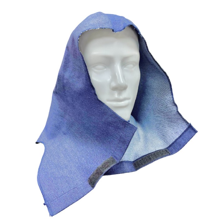 Capucha Jean Liviano Soldador Tipo Faraon Azul (Cofia)