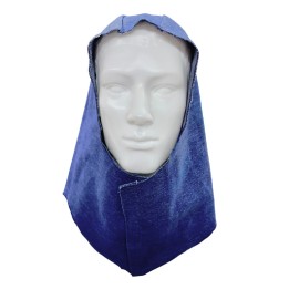 Capucha Jean Liviano Soldador Tipo Faraon Azul (Cofia)