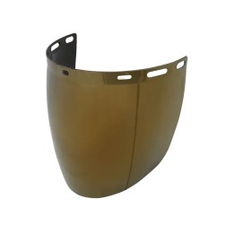 Visor Policarbonato IR 5.0 Rocket Dorado Steelpro
