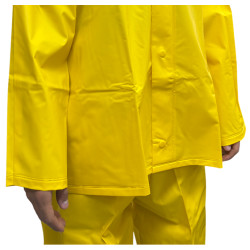 Impermeable Conjunto Chaqueta Capucha Pantalon Resorte Cal 16