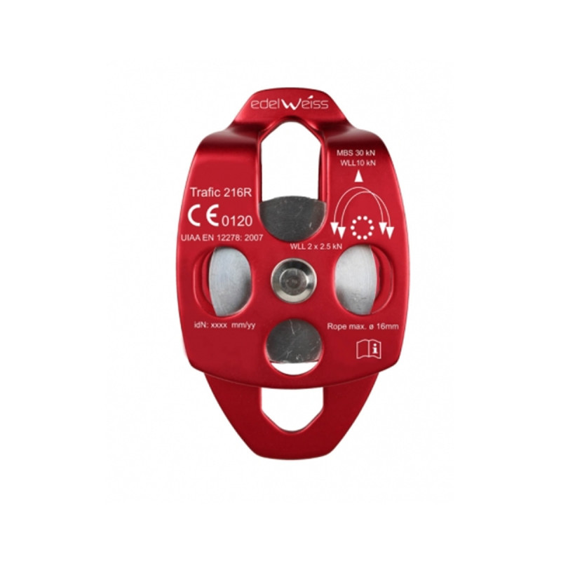 Polea Edelweiss Traffic 216 Doble Rodamientos