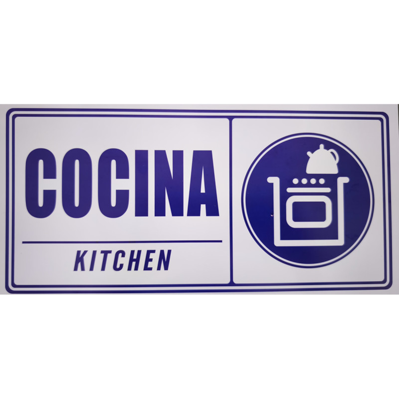 Señal Cocina 30x15