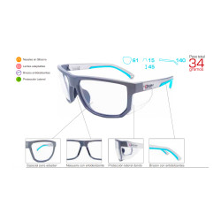 Gafas Optimus T6247 Claras Lente Formulado Kim