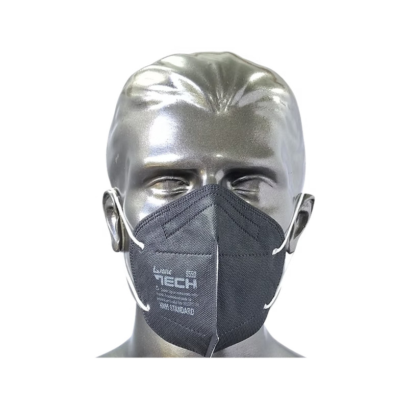 Respirador KN95 Plegable Negro Material Particulado LT9550 Linktech