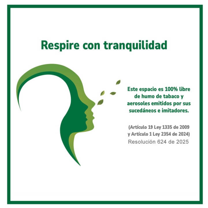 Respire con Tranquilidad 20x25 Resolucion 624 de 2025