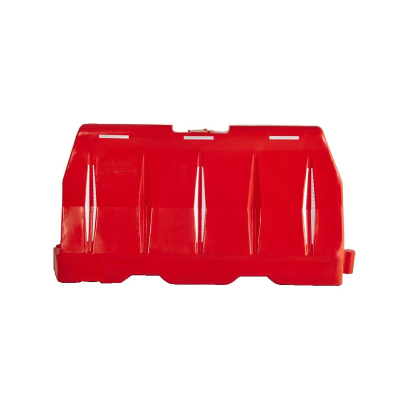 Barrera Vial o Maletin Plastico Largo 2.05mts Alto 1mt Ancho Base 49.5 cm PG 1G