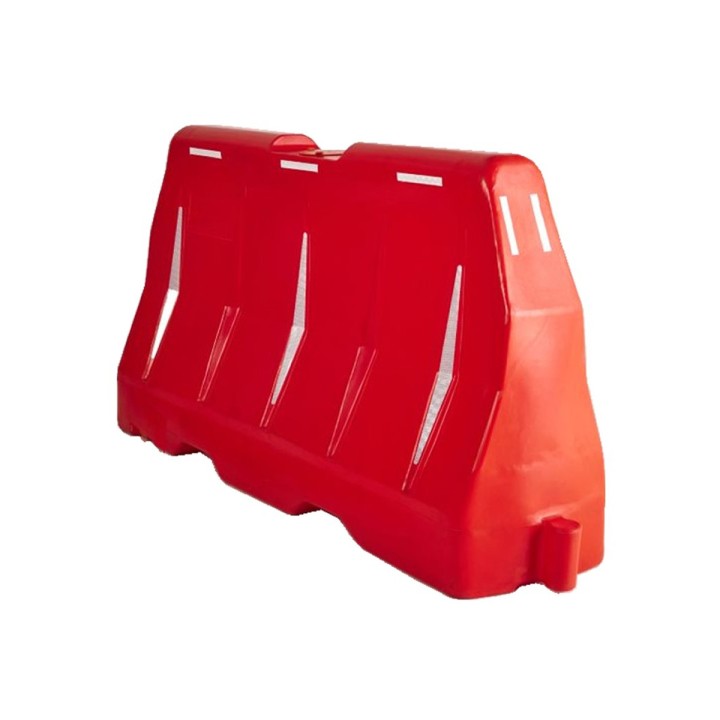 Barrera Vial o Maletin Plastico Largo 2.05mts Alto 1mt Ancho Base 49.5 cm PG 1G