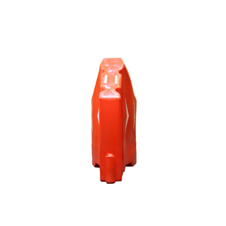Barrera Vial o Maletin Plastico Largo 1.85m Alto 0.95m Ancho Base 0.45m PG