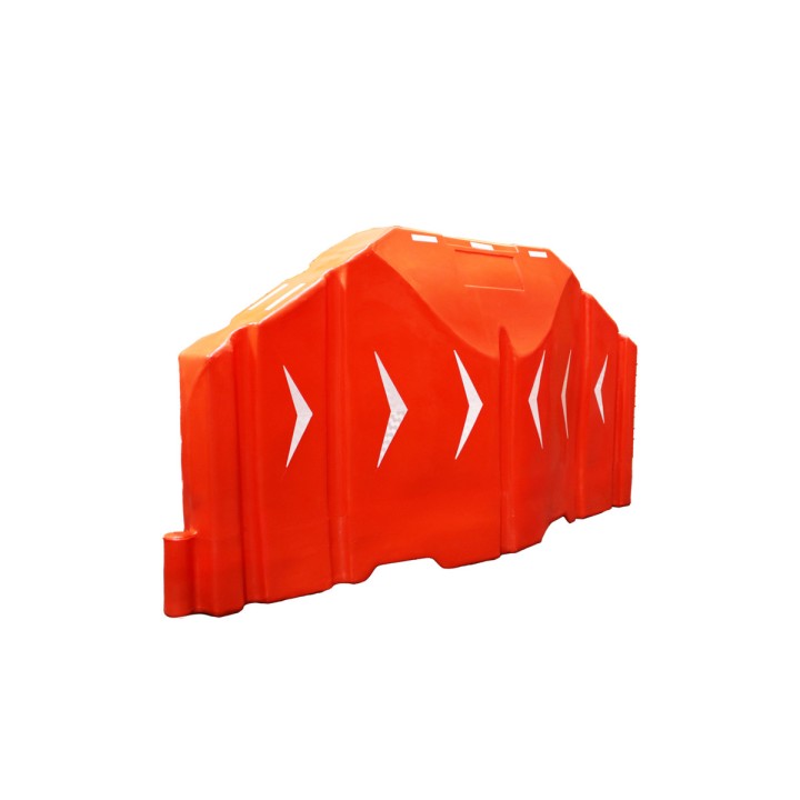 Barrera Vial o Maletin Plastico Largo 1.85m Alto 0.95m Ancho Base 0.45m PG