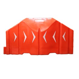 Barrera Vial o Maletin Plastico Largo 1.85m Alto 0.95m Ancho Base 0.45m PG