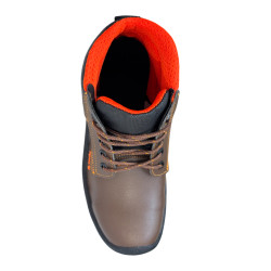 Bota Seguridad Romano Work Cafe Dielectrica Con Puntera