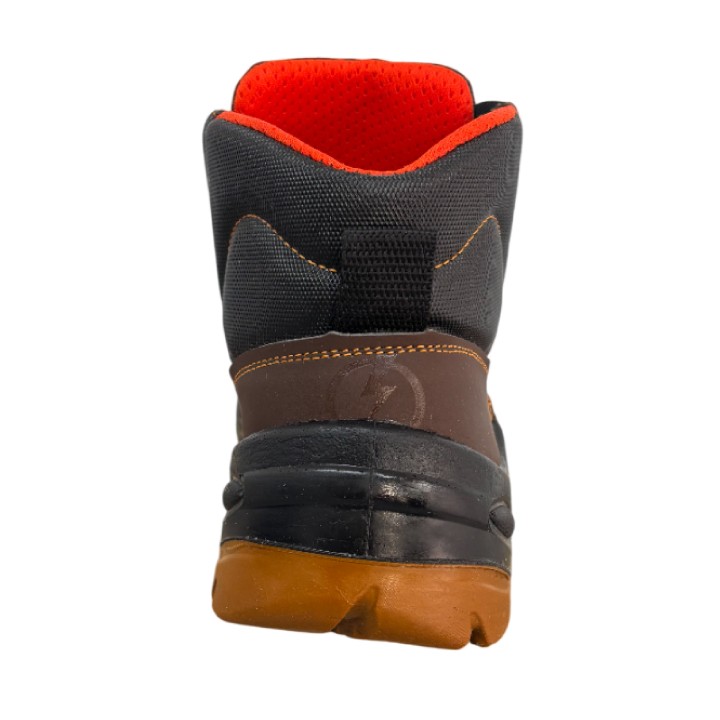 Bota Seguridad Romano Work Cafe Dielectrica Con Puntera