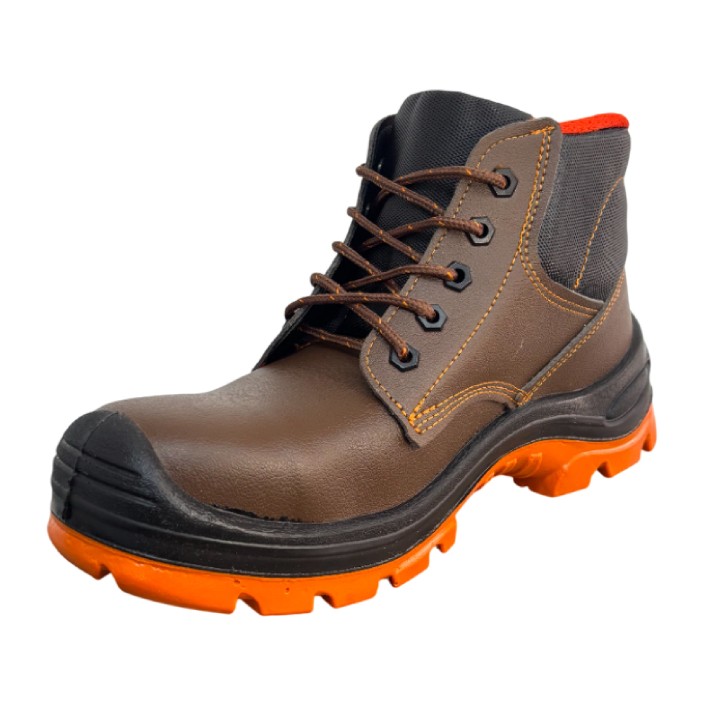Bota Seguridad Romano Work Cafe Dielectrica Con Puntera