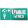 Señal LavaOjos 30x15