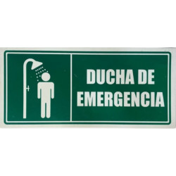 Señal Ducha de Emergencia...