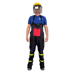 Delantal para Guadañar Completo con Canilleras Protector Pie - Overol Protector Lona