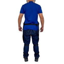 Delantal para Guadañar Completo con Canilleras Protector Pie - Overol Protector Lona