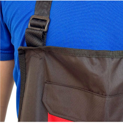 Delantal para Guadañar Completo con Canilleras Protector Pie - Overol Protector Lona