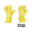 Guantes de Vaqueta Reforzado Vaqueta 5 dedos Largo 10 cm