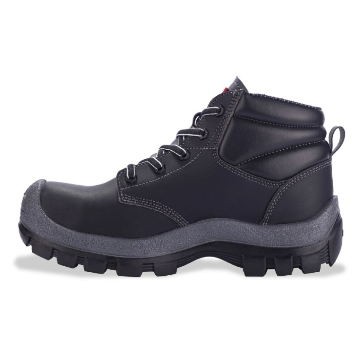 Bota Seguridad Kondor Jumbo Negro Indiana Con Puntera