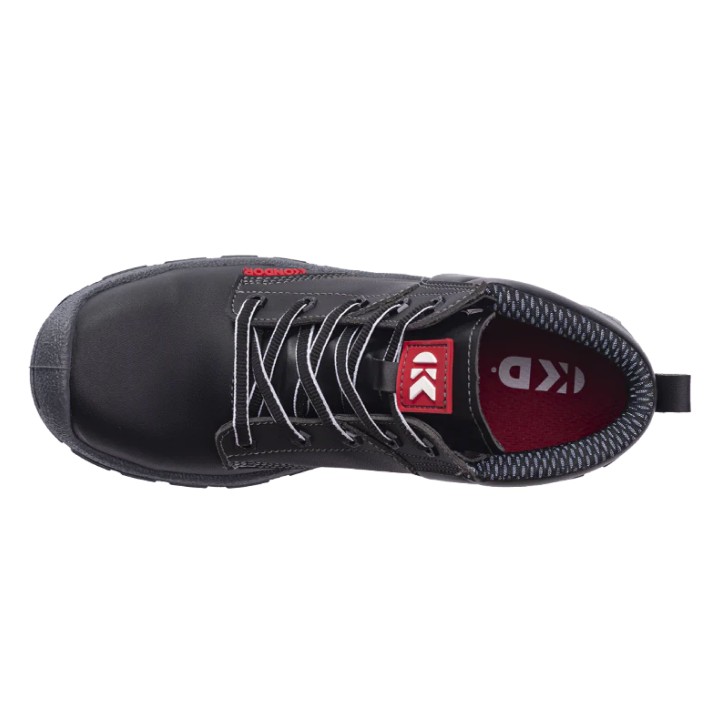 Bota Seguridad Kondor Jumbo Negro Indiana Con Puntera