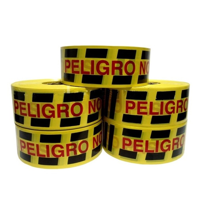 Cinta Prevencion  Peligro No Pase-500 Metros