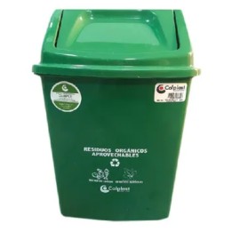 Papelera Vaiven 22 Lts Verde ColPlast