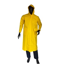 Abrigo Capucha Impermeable CalIbre 16 Con Reflectivo