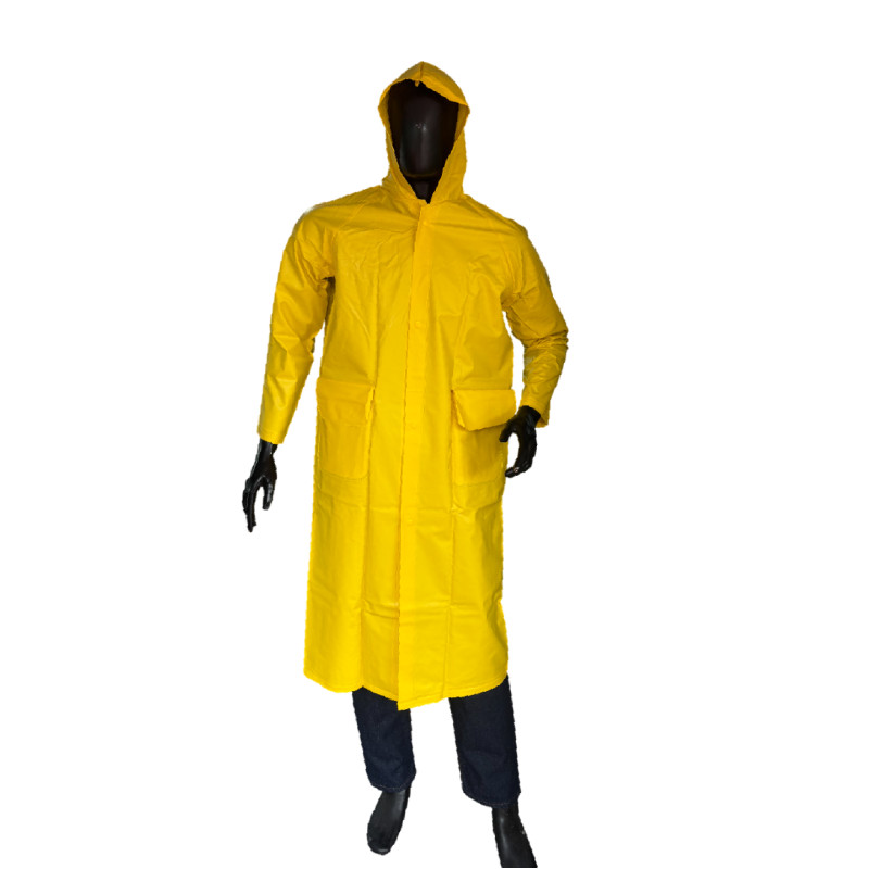 Abrigo Capucha Impermeable CalIbre 16 Con Reflectivo
