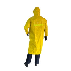 Abrigo Capucha Impermeable CalIbre 16 Con Reflectivo