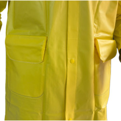 Abrigo Capucha Impermeable CalIbre 16 Con Reflectivo