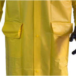 Abrigo Capucha Impermeable CalIbre 16 Con Reflectivo