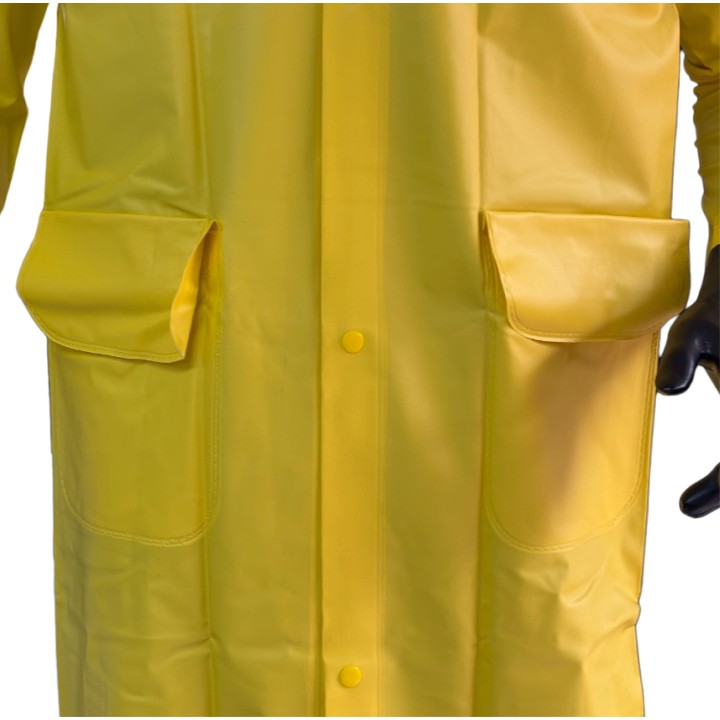 Abrigo Capucha Impermeable CalIbre 16 Con Reflectivo
