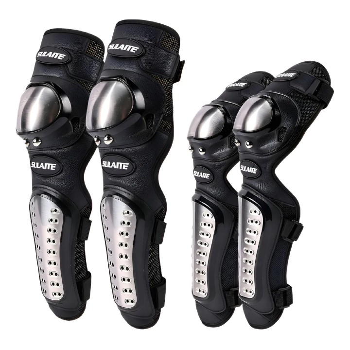 Rodilleras y Coderas Moto Plastica (Juego)