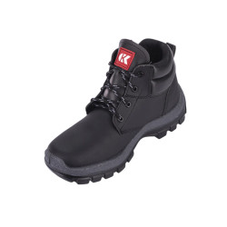 Bota Lisa Kondor Negro Rh Dielectrica Sin Puntera