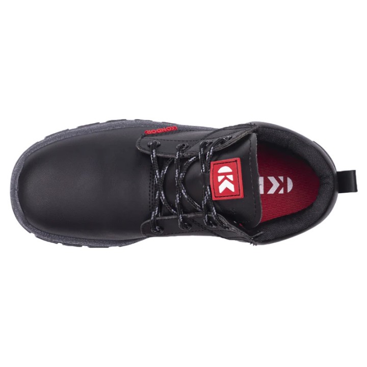 Bota Lisa Kondor Negro Rh Dielectrica Sin Puntera