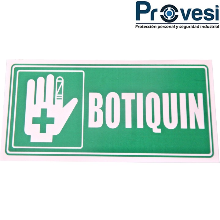 Señal Botiquin Estandar 30X15