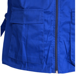 Chaleco Dril Reflectivo/Cierre Cremallera Con Bolsillos Hombre