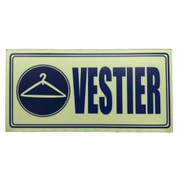 Señal Fotoluminiscente Vestier 30x15
