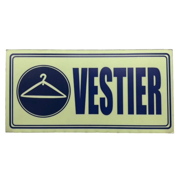 Señal Fotoluminiscente Vestier 30x15