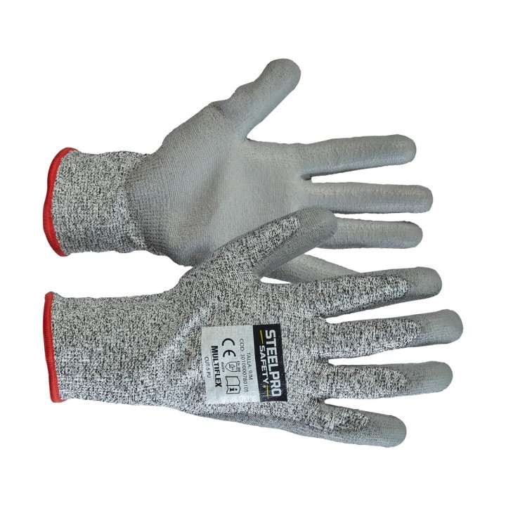 Guante Anticorte Multiflex Cut-5 PU Steelpro